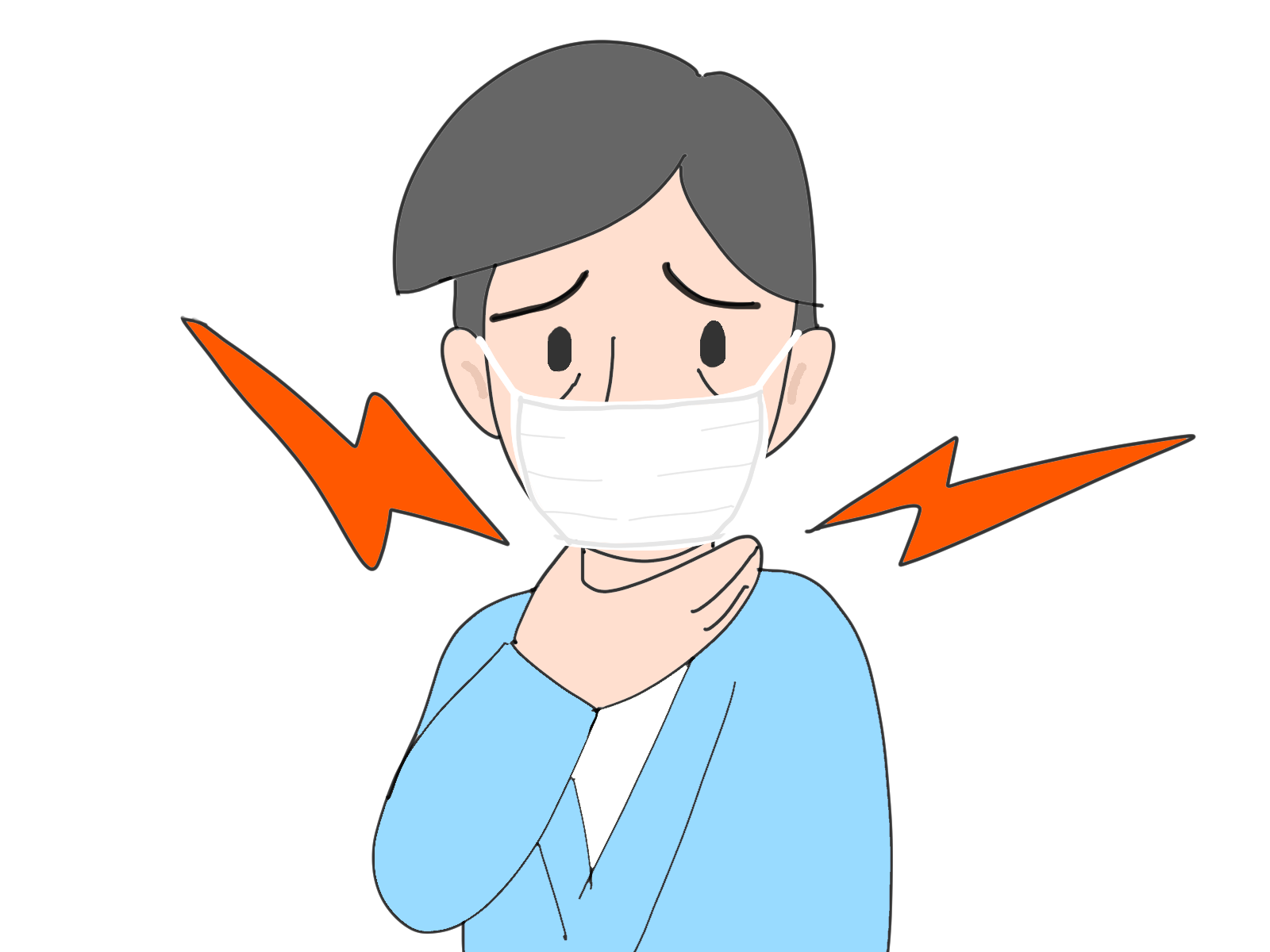 のど風邪マスク